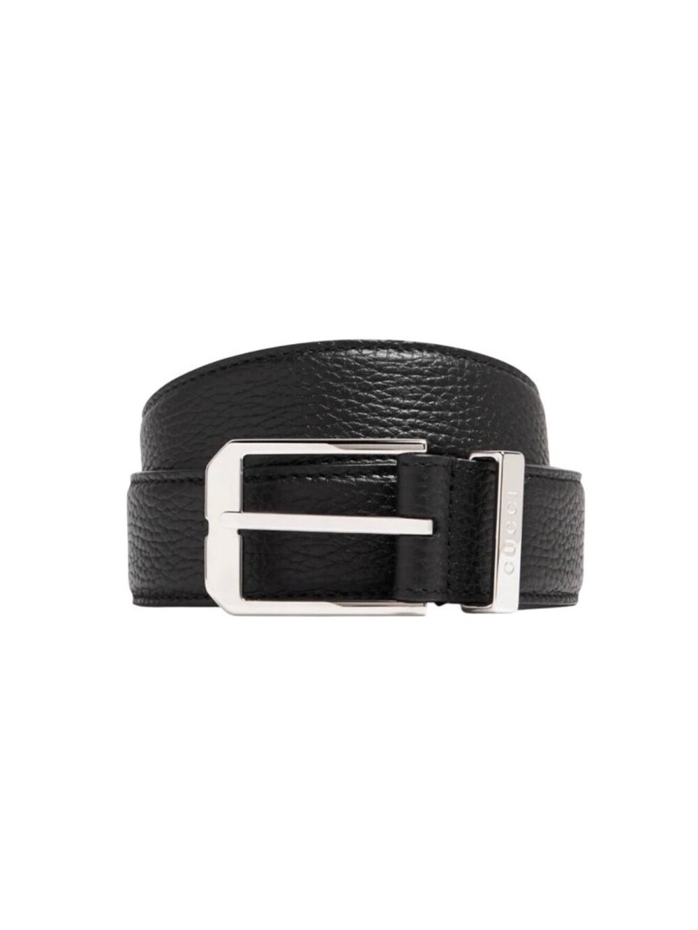 Gucci Men’s Rectangular Pin Buckle Piuma Calfskin W30mm Belt Black 90cm 793760